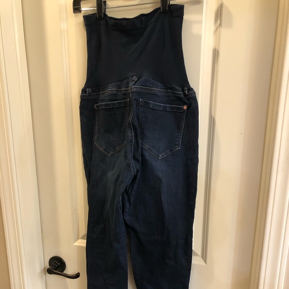 Pea in the Pod maternity dark blue skinny jeans, size 29 - Picture 2 of 3